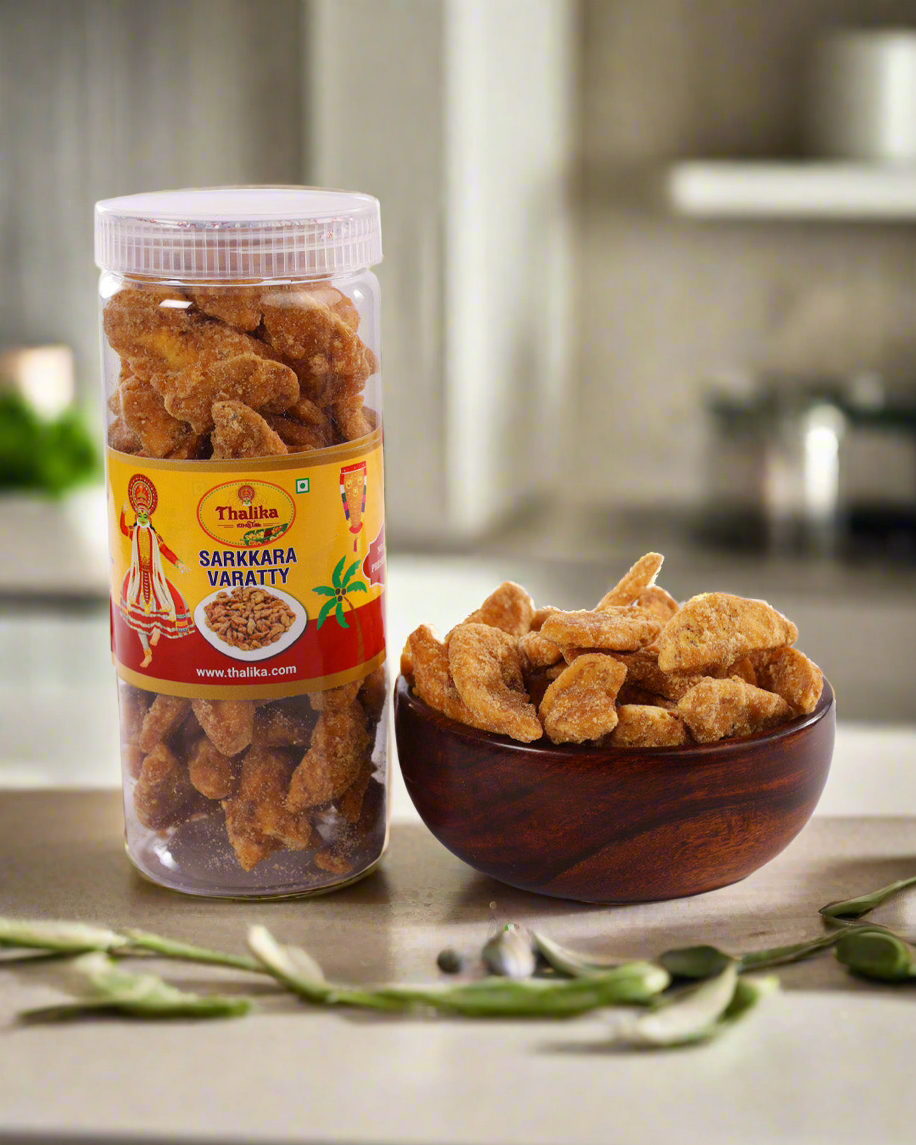 Sarkkara Varatty – Kerala Nendran Banana Jaggery Chips