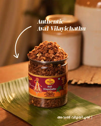 Aval Vilayichathu – Kerala Flattened Rice Snack